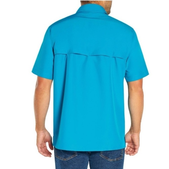 NWT Eddie Bauer men’s woven tech shirt Large - Picture 2 of 7